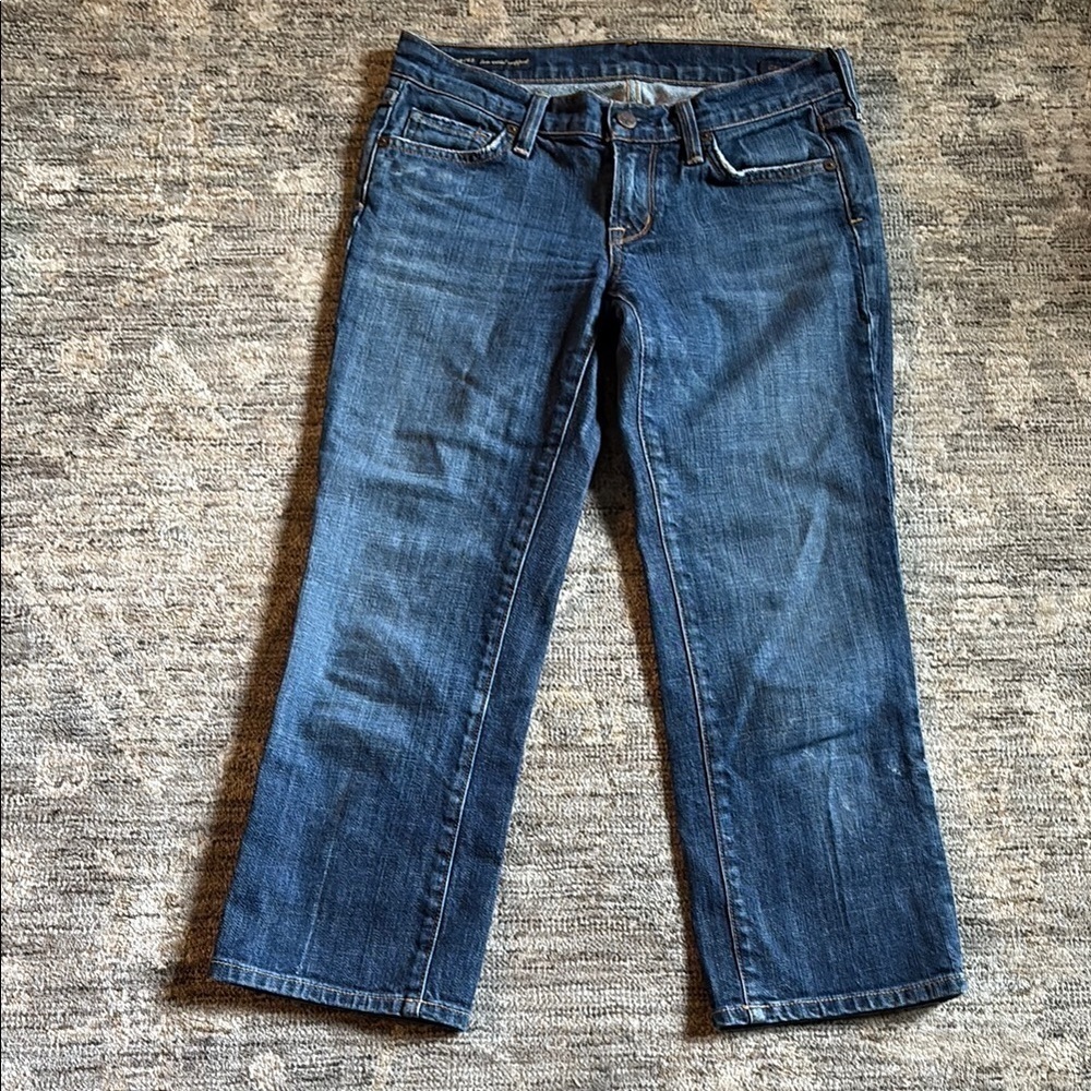 Citizen of Humanity Jean Capri - size 26 - low waist cropped